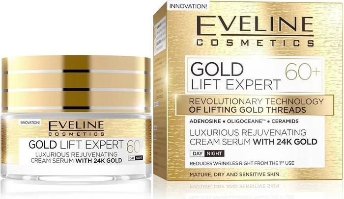 Eveline Cosmetics Gold Lift Expert 60+ Creme-Serum, 50ml