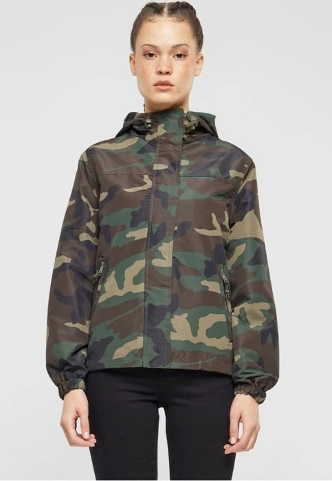 Brandit Windbreaker Summer Frontzip Jacke woodland (Damen)