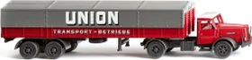 Wiking Pritschensattelzug Henschel Union Transport