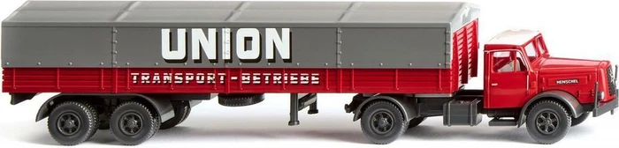 Wiking Pritschensattelzug Henschel Union Transport
