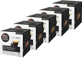 Nestlé Nescafe Dolce Gusto Espresso Intenso Kaffeekapseln, 80 Stück (5x 16 Stück)