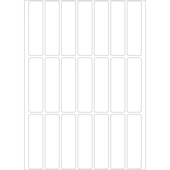 Herma Vielzwecketiketten, 13x50mm, weiß, 32 Blatt (672 Etiketten)