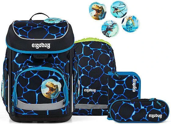 Ergobag Cubo Bärassic Garden 2026 Schulrucksack-Set, 5-tlg.
