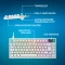 Logitech G316 X 75, weiß, Tactile Switch, USB, FR Vorschaubild