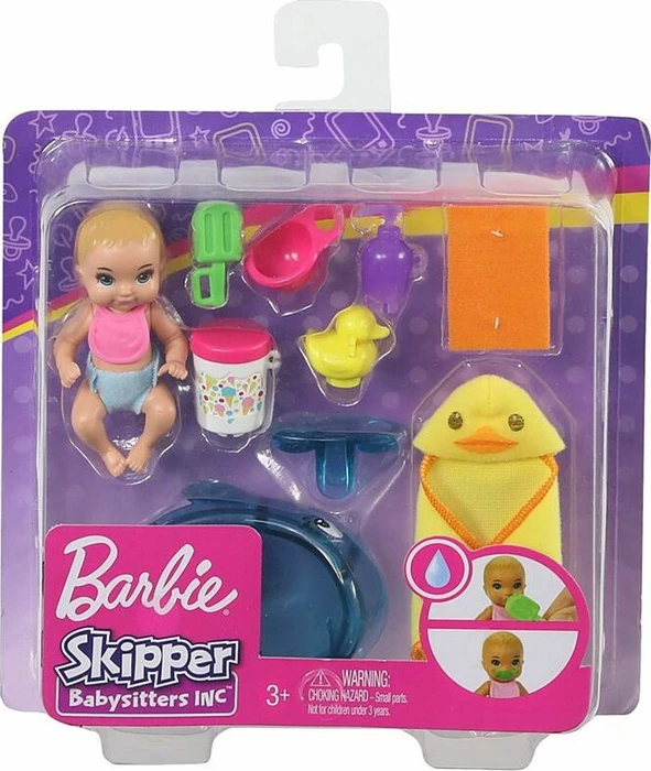 Mattel Barbie - Skipper Babysitters Inc. Badezeit Spielset