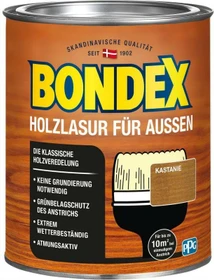 Bondex Holzlasur außen kastanie, 750ml