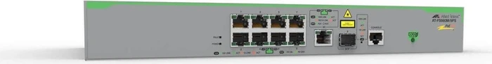 Allied Telesis CentreCOM FS980M Desktop Managed Switch, 8x RJ-45, 1x RJ-45/SFP, 150W PoE+