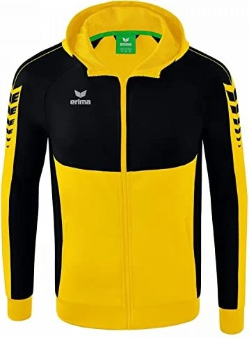 Erima Six Wings mit Kapuze Trainingsjacke gelb/schwarz (Herren)