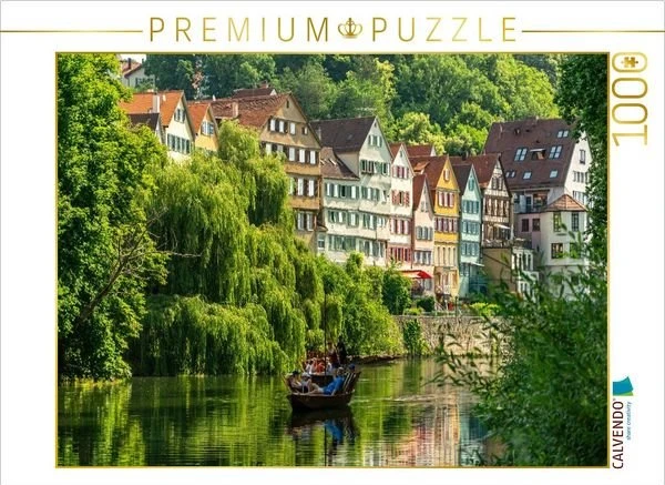 Calvendo Stocherkahnfahrt vor der historischen Altstadt Tübingens