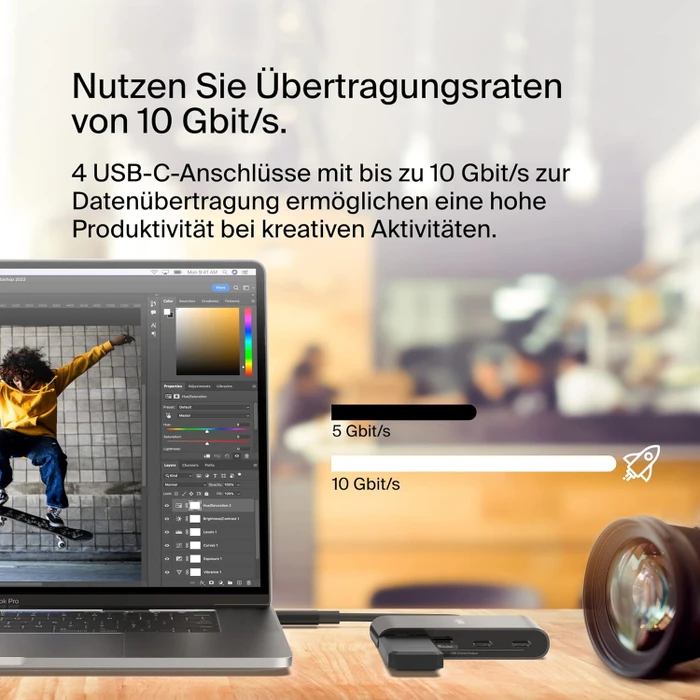 Belkin Connect USB-C-/4-Port-USB-C-Hub, USB-C 3.1 [Stecker]