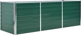 vidaXL Stahl Hochbeet 240x80cm grün