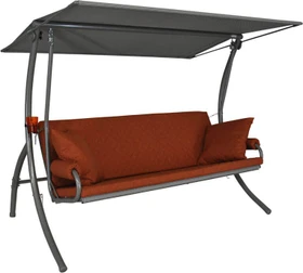 Angerer Elegance Joy Hollywoodschaukel terracotta/silber