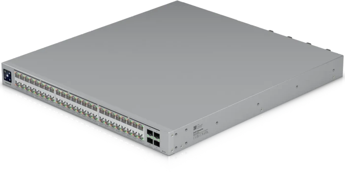 Ubiquiti Enterprise Campus 48 PoE Rackmount 10G Managed Switch, 48x RJ-45, 4x SFP28, 950W PoE++