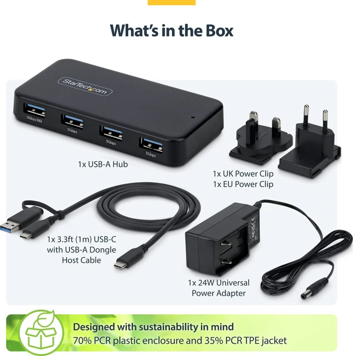 StarTech 4-Port USB-A Hub, USB-C 3.0 [Buchse]
