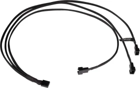 Alphacool 4-Pin auf 3x 4-Pin Verteiler, sleeved, 60cm, schwarz