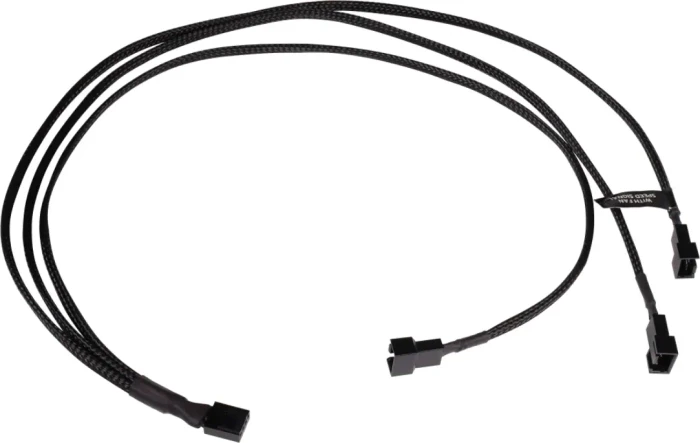 Alphacool 4-Pin auf 3x 4-Pin Verteiler, sleeved, 60cm, schwarz