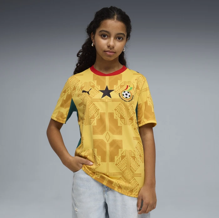 Puma FIFA WM 2026 Ghana Auswärtstrikot sunny yellow/archive yellow (Junior)