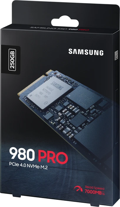 Samsung SSD 980 PRO 250GB, M.2 2280 / M-Key / PCIe 4.0 x4