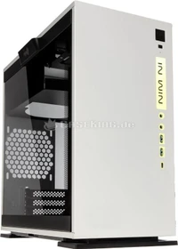 In Win 301C, weiß, Glasfenster