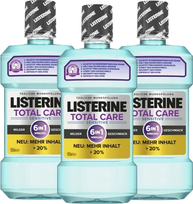 Listerine Total Care Sensitive Mundwasser, 600ml