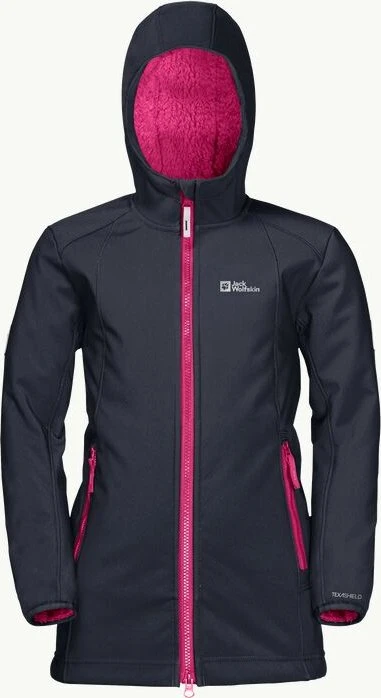 Jack Wolfskin Kissekat Funktionsmantel night blue (Junior)