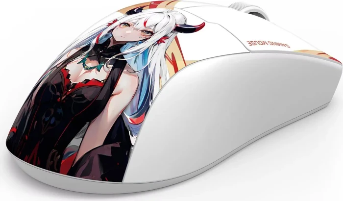 Redragon K1NG Max M918 1KHz Wireless, weiß/Motiv, USB/Bluetooth