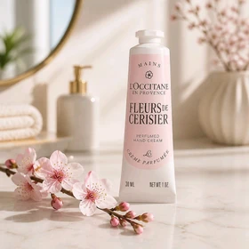 L'Occitane Fleurs de Cerisier Cherry Blossom Handcreme, 30ml
