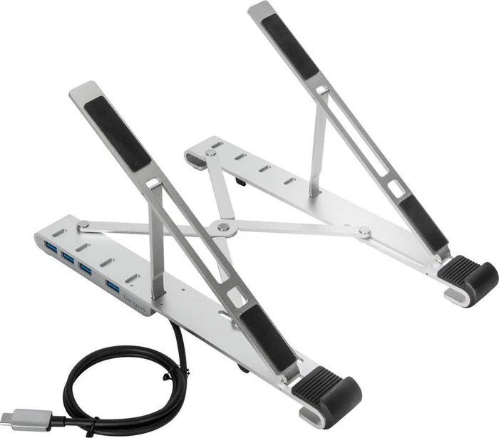 Targus Tragbarer Laptop-Ständer mit integrierter USB-A Dock, USB-C 3.0 [Stecker]