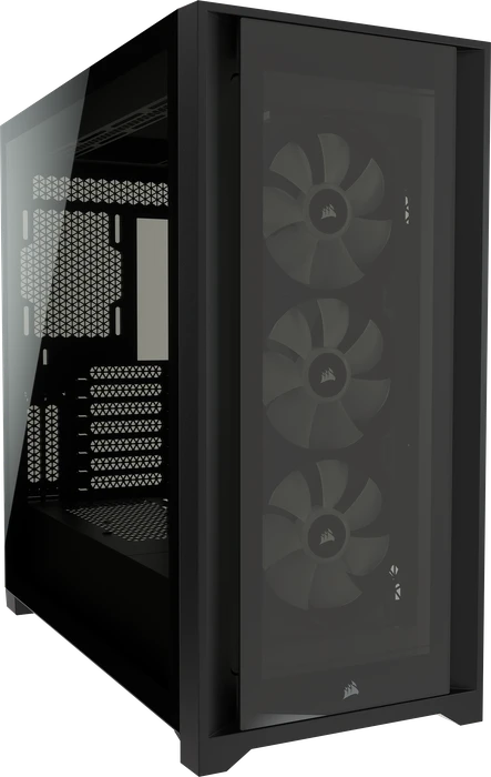 Corsair iCue 5000X RGB, schwarz, Glasfenster