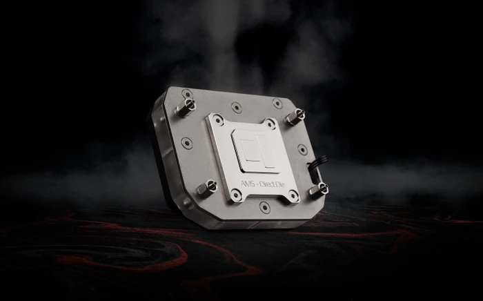 EK Water Blocks Quantum Line EK-Quantum Velocity² Direct Die D-RGB AMD Ryzen Signature Edition, AM5, Nickel Acryl