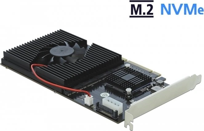 DeLOCK 4x M.2 PCIe, PCIe 3.0 x16