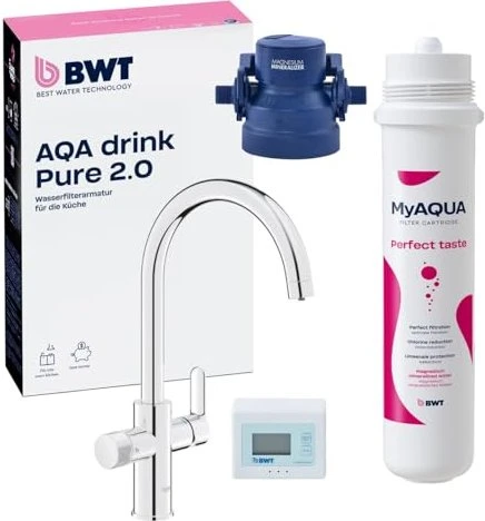 BWT AQA drink Pure 2.0 Mineralizer Filterarmatur-Komplettsystem