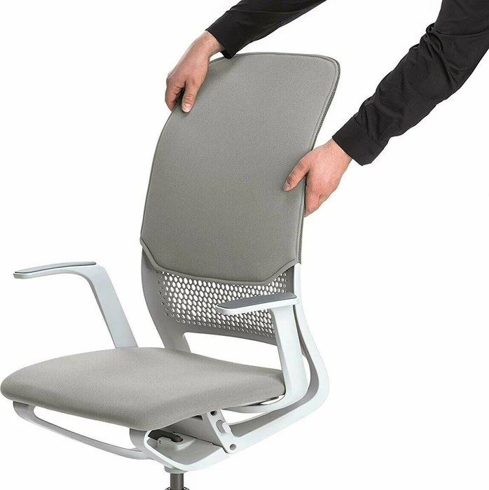 Sedus se:motion Bürostuhl mit Armlehnen, Sitz- und Rückenpolster, anthrazit/schwarz