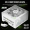 GameMax GX Pro Gold 1050G WH weiß 1050W, ATX 3.1 Vorschaubild
