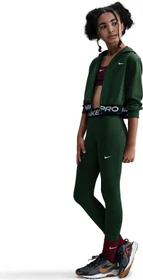 Nike Pro Dri-FIT Hose lang fir/black/white (Junior)