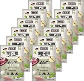 MAC's Pouch Pack Ente mit Geflügel und Apfel, 1.20kg (12x 100g)