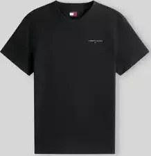 Tommy Hilfiger Slim Linear Chest T-Shirt kurzarm schwarz (Herren)