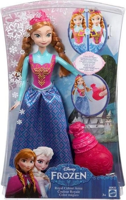 Mattel Disney Princess - Die Eiskönigin - Farbwechselzauber Anna