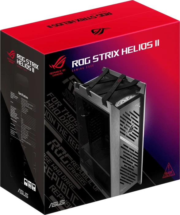 ASUS ROG Strix Helios II GX601S Black, Glasfenster