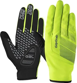 GripGrab Ride Windproof Spring-Autumn Fahrradhandschuhe yellow hi-vis