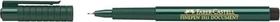 Faber-Castell Finepen 1511 Faserschreiber 0.4mm schwarz