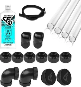 Nanoxia PETG Starter Pack S 16/13mm UV Clear
