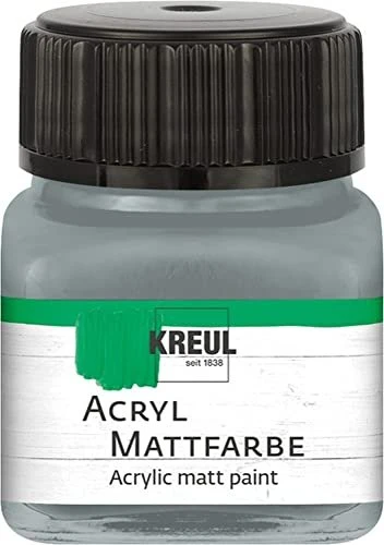 Kreul Acryl Mattfarbe, blaugrau, 20ml