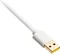 Ducky Premicord Spiralkabel USB-C auf USB-A, Tastaturkabel (Spiral-Textilkabel), 1.8m, White Edition Vorschaubild