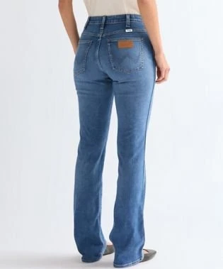 Wrangler Bootcut Jeans raven (Damen)