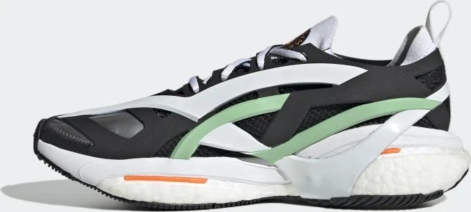 adidas Solar Glide core black/cloud white/bliss green (Damen)