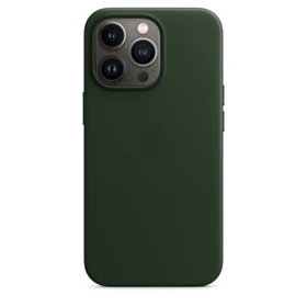 Apple Leder Case mit MagSafe für iPhone 13 Pro schwarzgrün