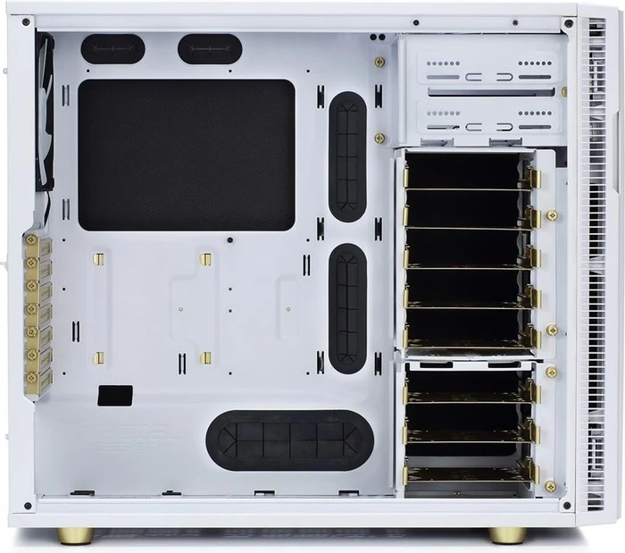 Fractal Design Define R5 White & Gold Limited Edition, Acrylfenster, schallgedämmt