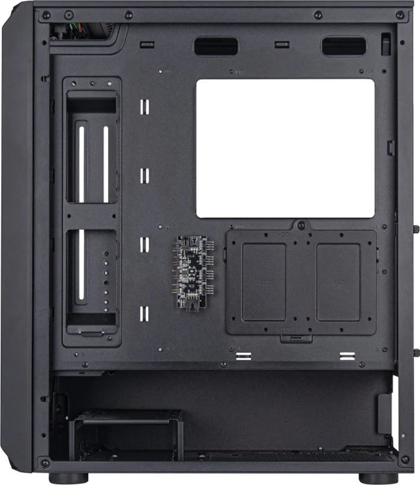 SilverStone Fara 511Z, schwarz, Glasfenster