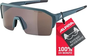 Alpina Ram HR Q-Lite dirt blue matt/mirror silver